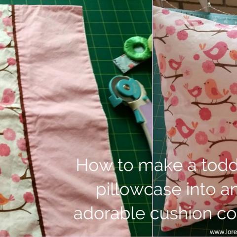 toddler pillowcase to cute cushion cover