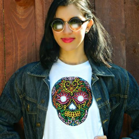 Sugar Skull T-Shirt DIY