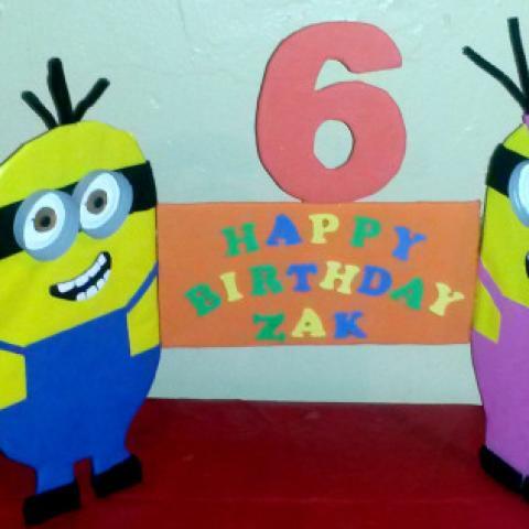 Minion Birthday centerpiece
