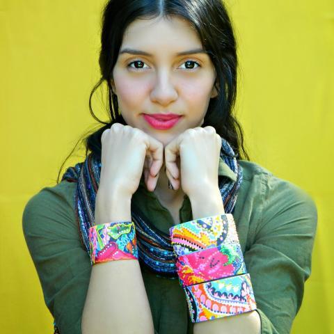 Dimensional Fabric Bracelets DIY