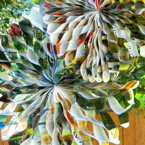 Recycled Party Decorations