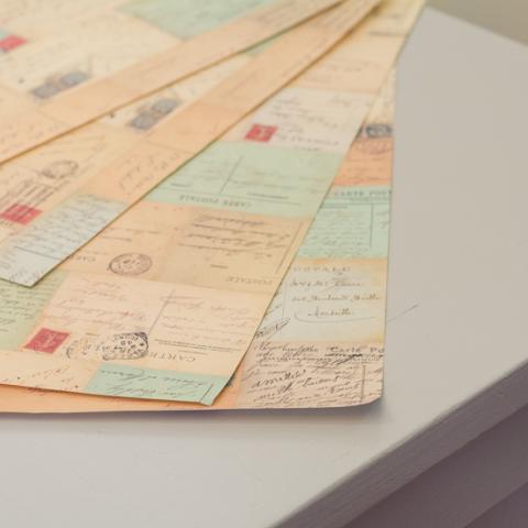 Make Gift Wrap a Desk or Drawer Liner