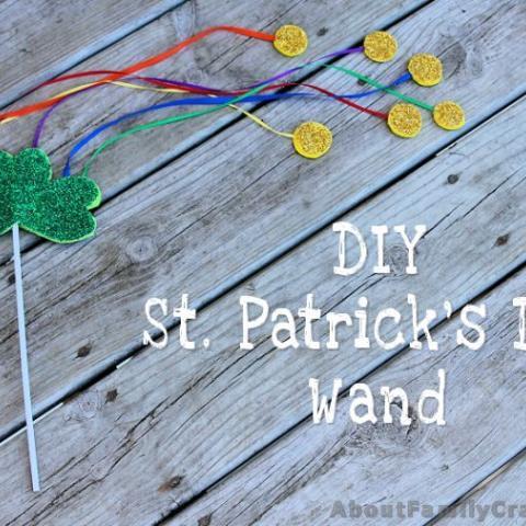 DIY St. Patrick's Day Wand