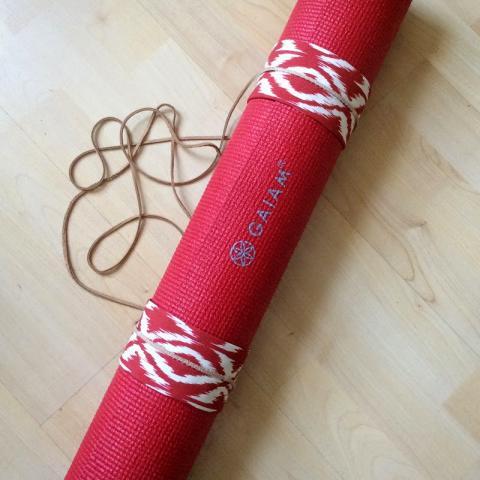 DIY Yoga Mat Carrying Straps