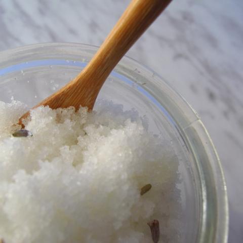 DIY: Lavender Sugar   Salt Scrub | Kiku Corner
