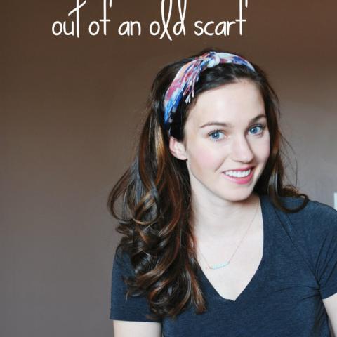 How to Make a Headband Using an Old Scarf