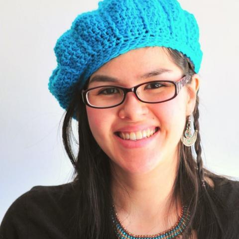 Cable Crochet Beret