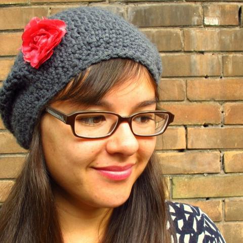 DIY: Crocheted Slouchy Beanie | Kiku Corner