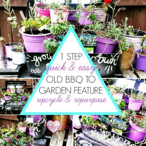 How to repurpose and upcycle an ugly old gas BBQ into a beautifu