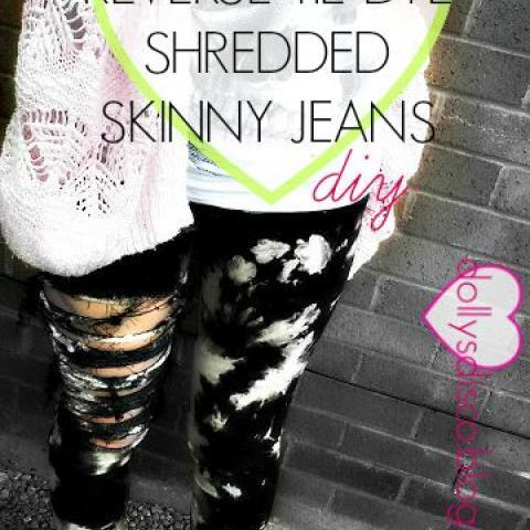 BLEACH TIE DYE TUTORIAL: QUICK AND EASY DIY REVERSE TIE DYE SHRE