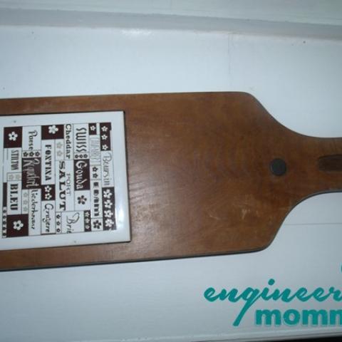 Cutting Board Chalkboard Wall Decor