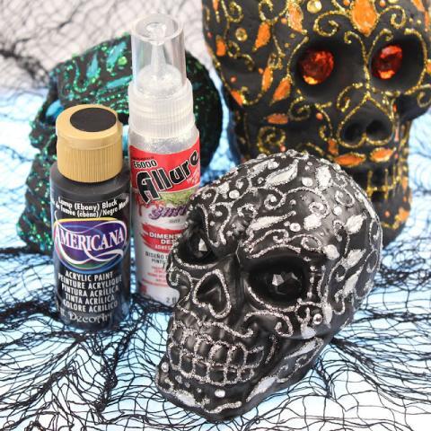 Decorative Halloween Skulls