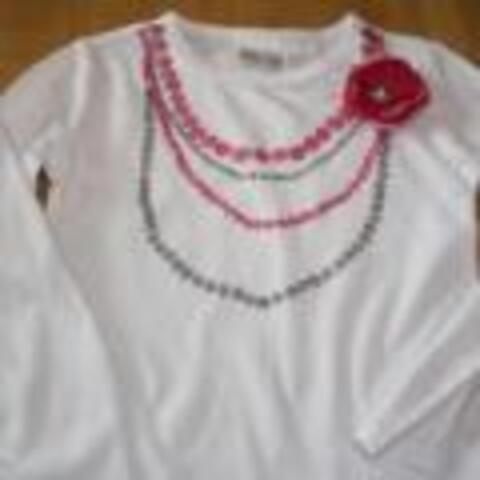 Faux Necklace Shirt
