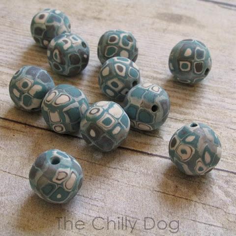 The Chilly Dog: Clay Tutorial: Applying Canes to Beads
