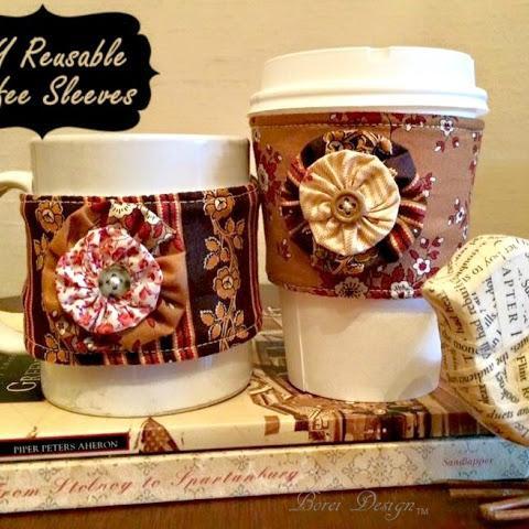Easy Peasy DIY Reusable Coffee Sleeves