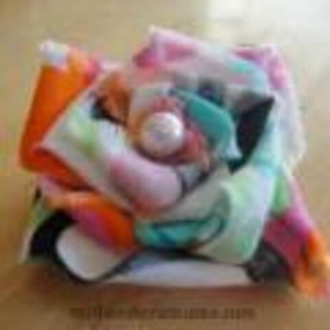 No Sew Fabric Flower
