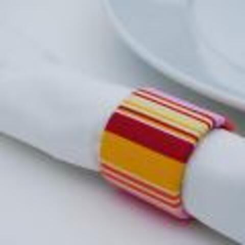 Recycled Fabric Napkin Rings