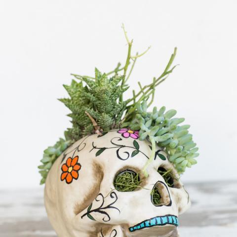 Halloween Skull centerpieces