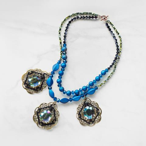 Venetian Nights Filigree DIY Necklace