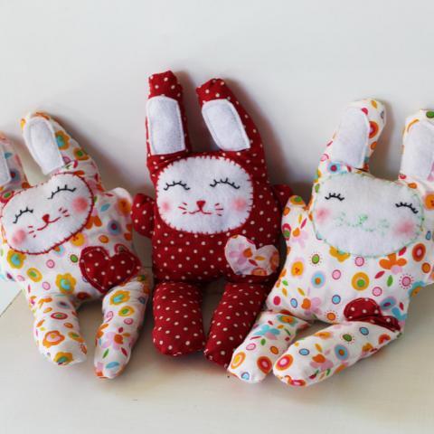 Easter bunnies sewing tutorial