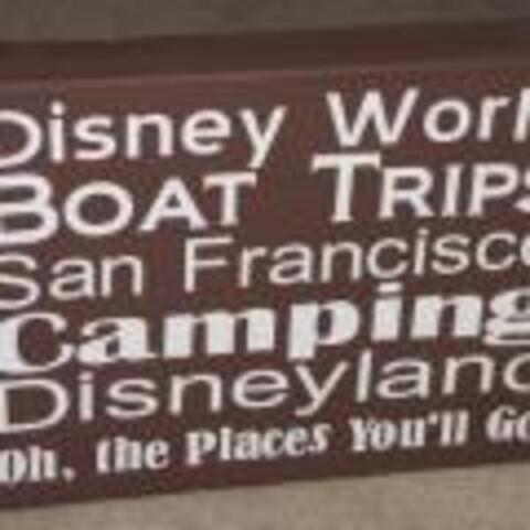 Subway Sign with Hidden Travel Journal