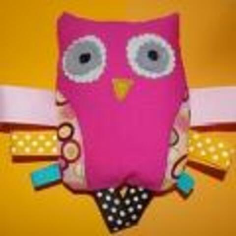 Owl Softie Ribbon Teether
