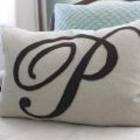 Felt Monogram Pillow
