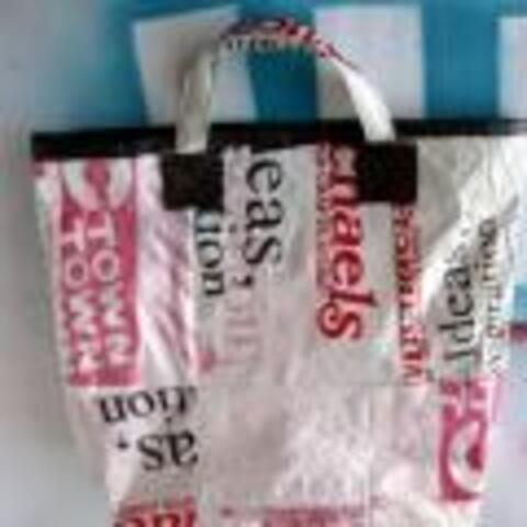 Fusing Plastic Shopping Bags