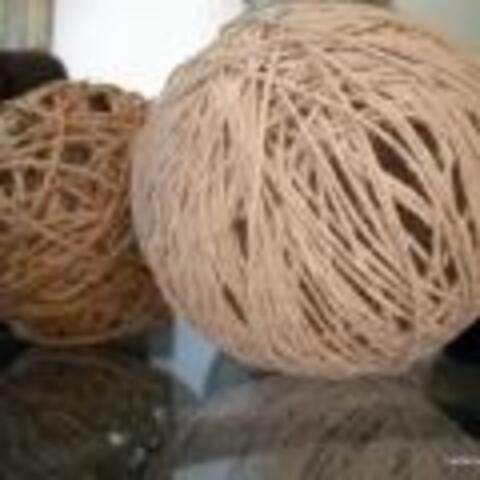 DIY Twine Decor Balls