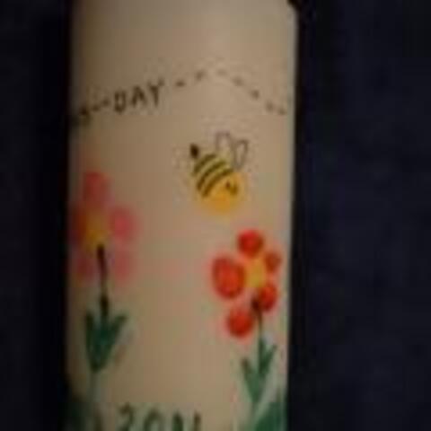 Mother's Day Fingerprint Candles