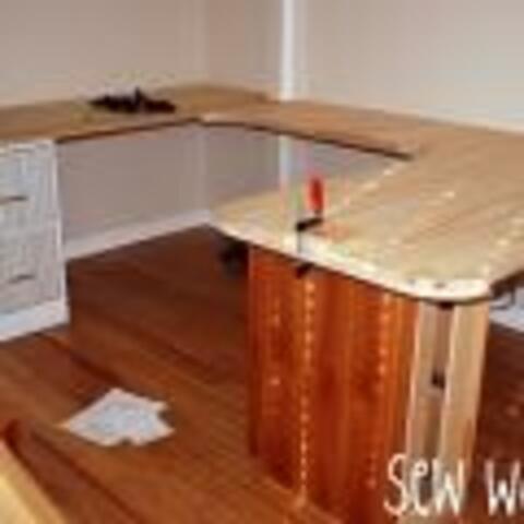 Craft Room Desk (sneak peak)