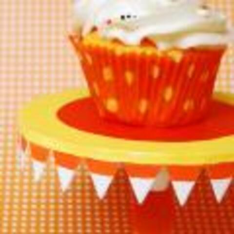 Candy Corn Cupcake Stand