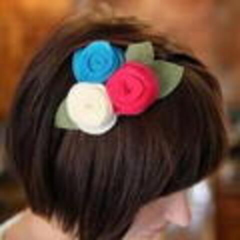 Felt Flower Headband
