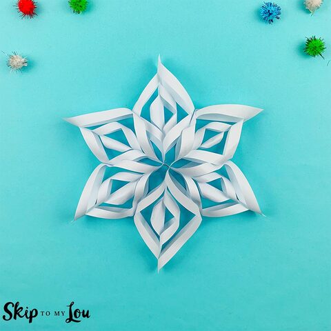 3D Paper Snowflakes