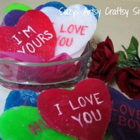 Conversation Heart Soaps