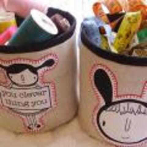 Fabric Bucket Tutorial