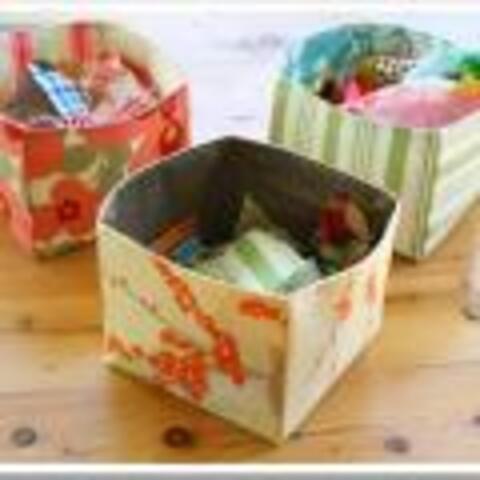 Fabric Scrap Basket
