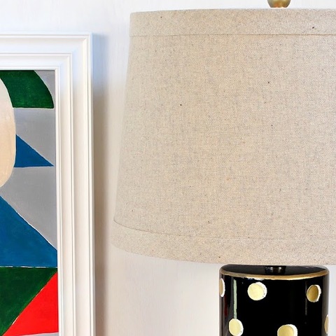 Thrift Store Lamp Makeover