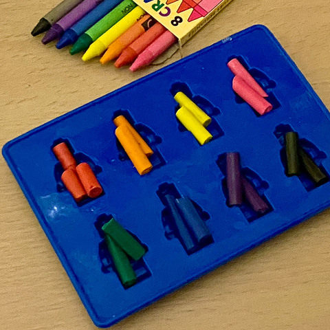 Simple homemade crayons