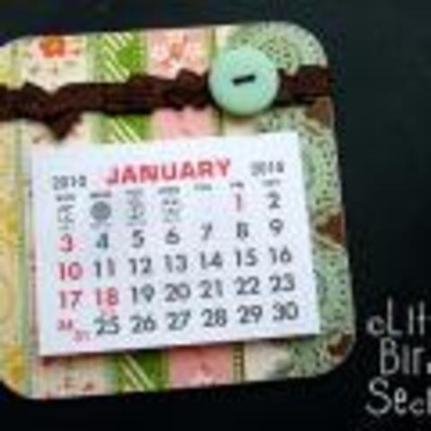 Mini Calendar Magnets