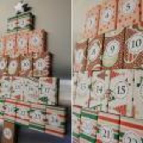 Magnetic Matchbox Advent Calendar