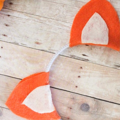 Easy 10 Minute Fox Ear Headband