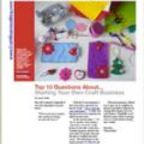 How To Start Your Own Craft Business