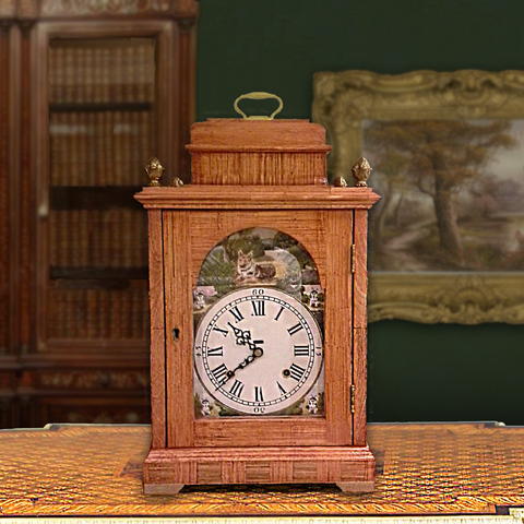 Popsicle Stick Clock
