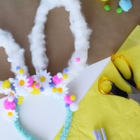 DIY Easter bunny headband