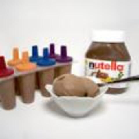 Nutella Ice Cream Popsicles