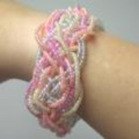 Beaded Chinese Braid Bracelet