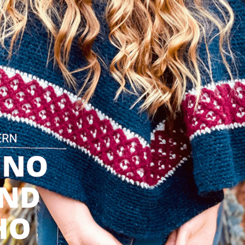 Palomino Diamond Crochet Poncho