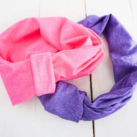 Sew a Headband with shirt Scraps