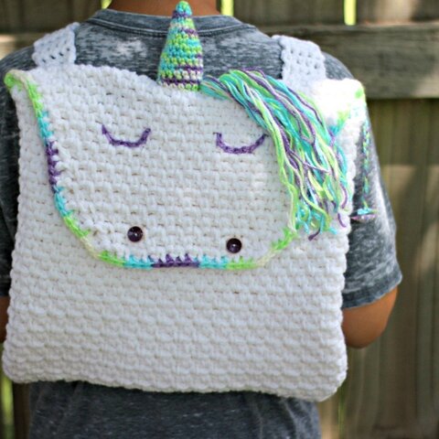 How to Crochet A Unicorn Backpack
